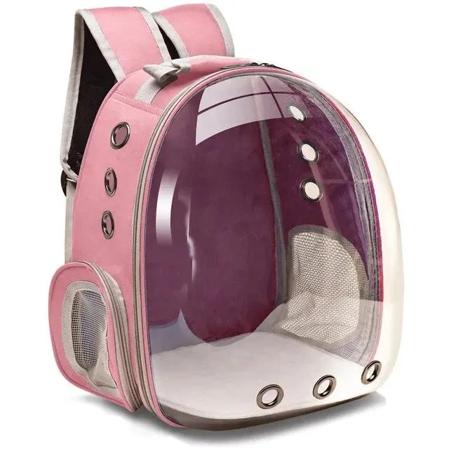 ZereBell Cat Pet Carrier Backpack - Transparent Capsule Bubble Design