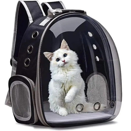 ZereBell Cat Pet Carrier Backpack - Transparent Capsule Bubble Design