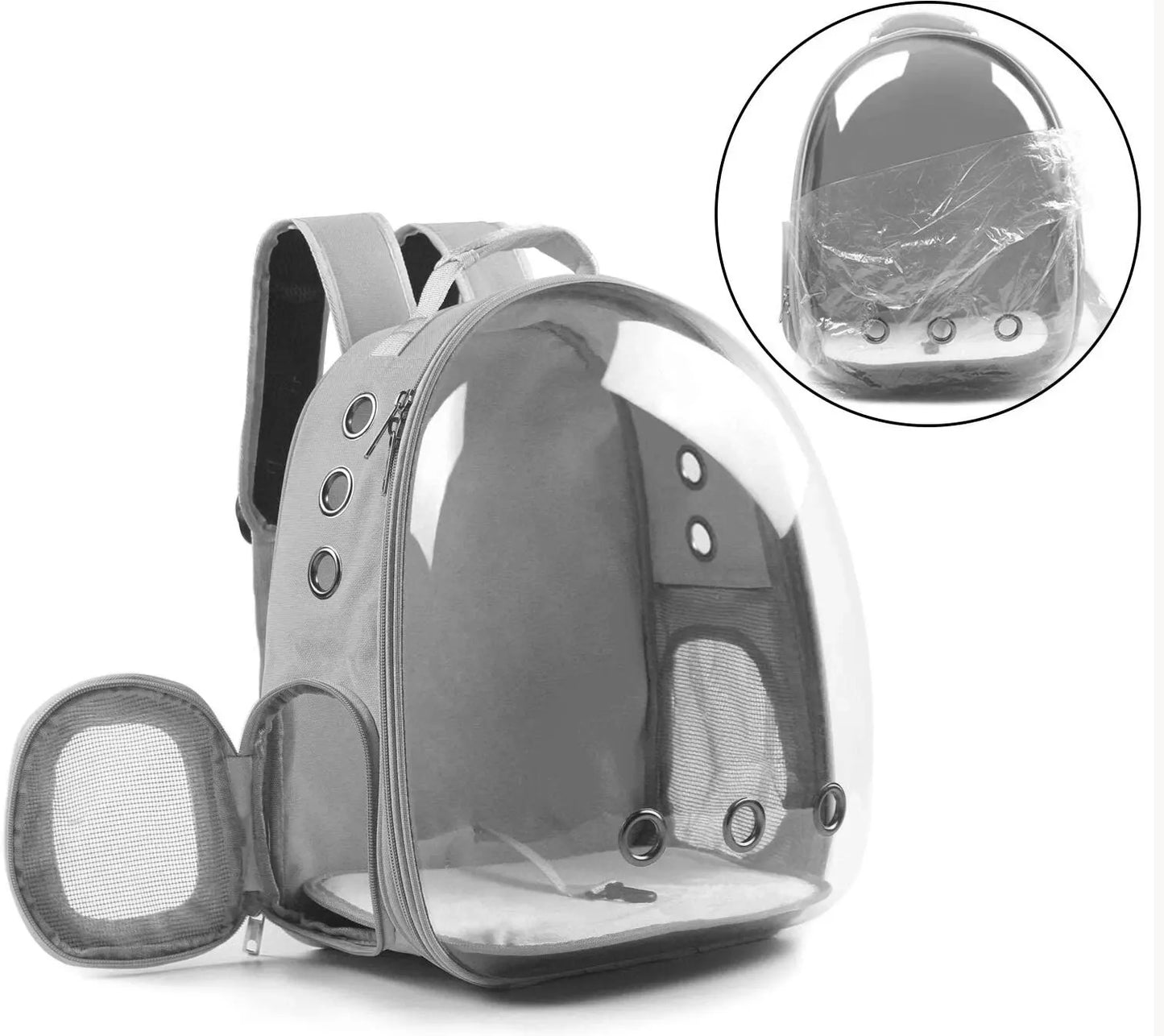 ZereBell Cat Pet Carrier Backpack - Transparent Capsule Bubble Design